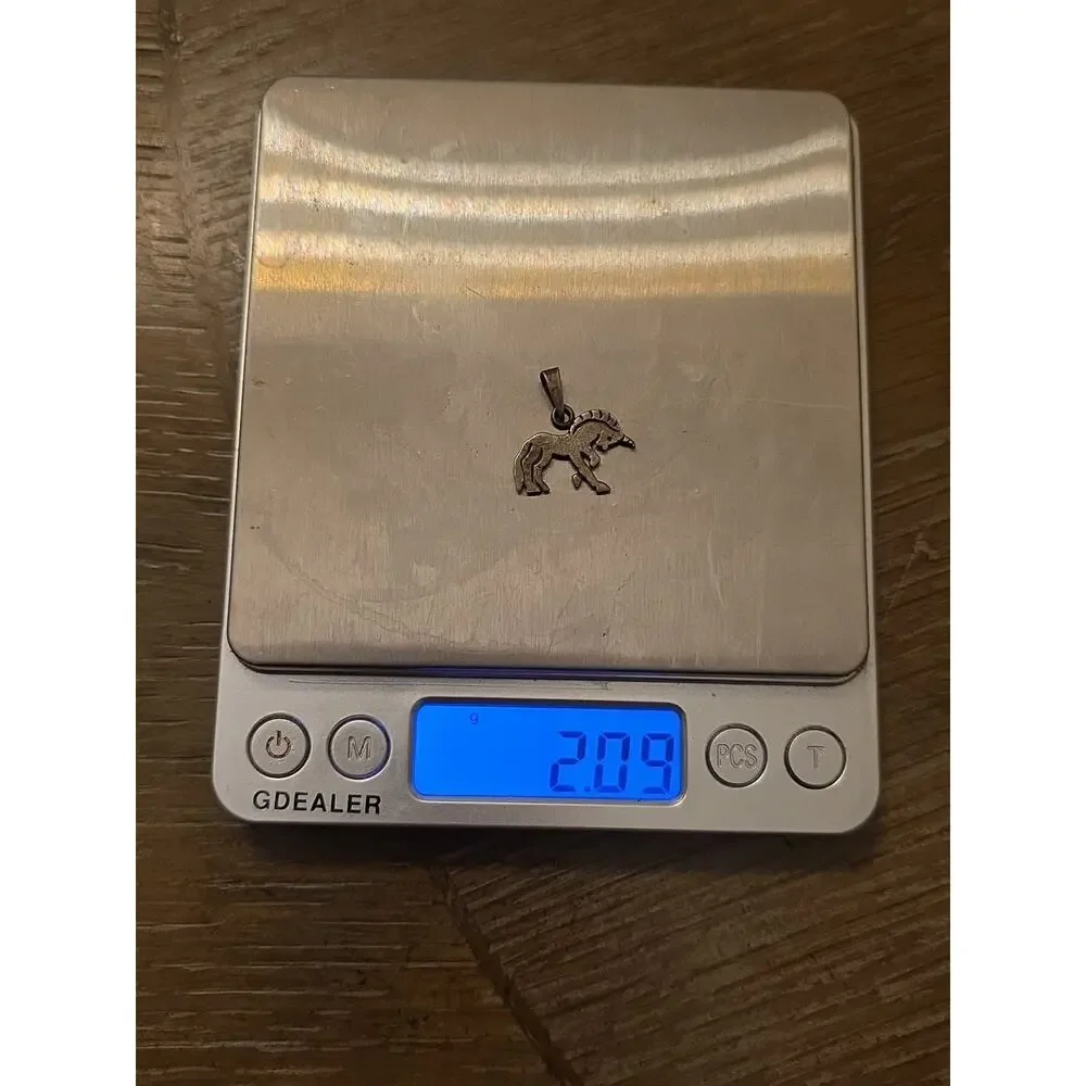 Sterling Silver Unicorn Pendant Charm‎ Vintage Fantasy Mythical - Picture 10 of 16